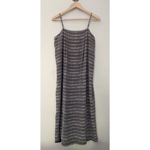 kate spade Black and White Patterned Midi Slip Dress
